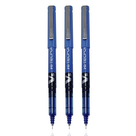 Pilot V5 Liquid Ink Roller Ball Pen -BluePack 3 product image