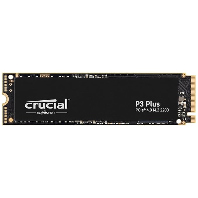 Crucial P3 Plus 2TB PCIe 4.0 3D NAND NVMe M.2 SSD up product image from Amazon