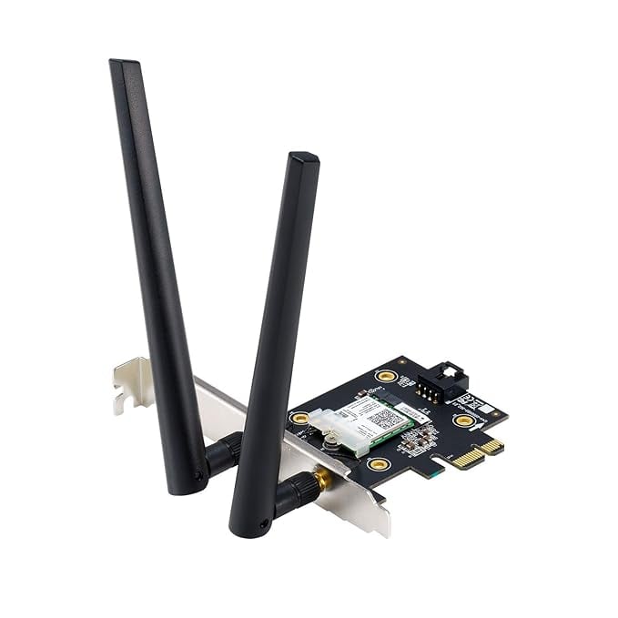 ASUS PCE-AX3000 Dual Band PCI-E WiFi 6 802.11ax. Supporting product image from Amazon