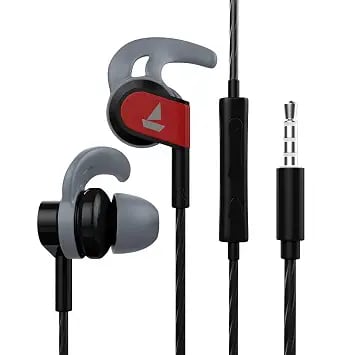 boAt Bassheads 242 Ear Wired Earphones MicActive Black product image from Amazon