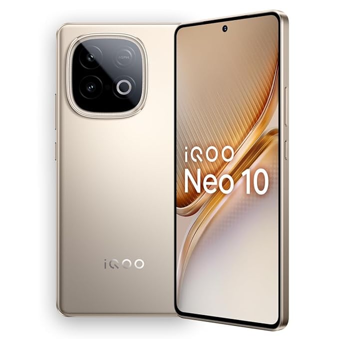 iQOO Neo 10 Titanium Chrome 16GB RAM 512GB Storage product image from Amazon