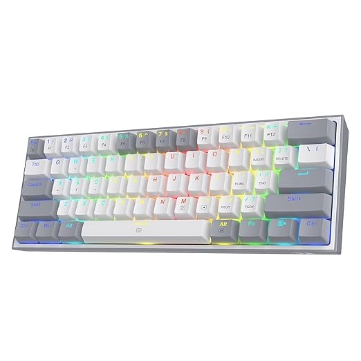 Redragon K617 Fizz 60 Wired RGB Gaming Keyboard 61 Keys product image from Amazon