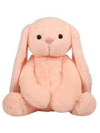 Mirada Cute Peach Bunny Soft Toy GirlsKids Huggable Rabbit product image from Amazon