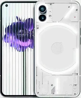 Nothing Phone 1 5G White 8GB RAM 256GB ROM 6.55 inch 120Hz product image from Amazon