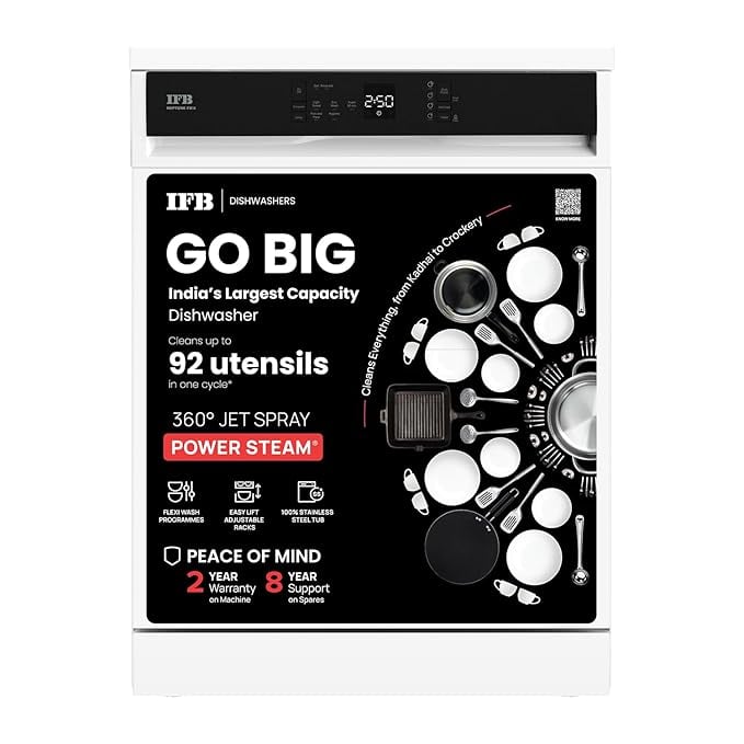 IFB 14 Place Settings 70 degree Hot wash Dishwasher Neptune product image from Amazon