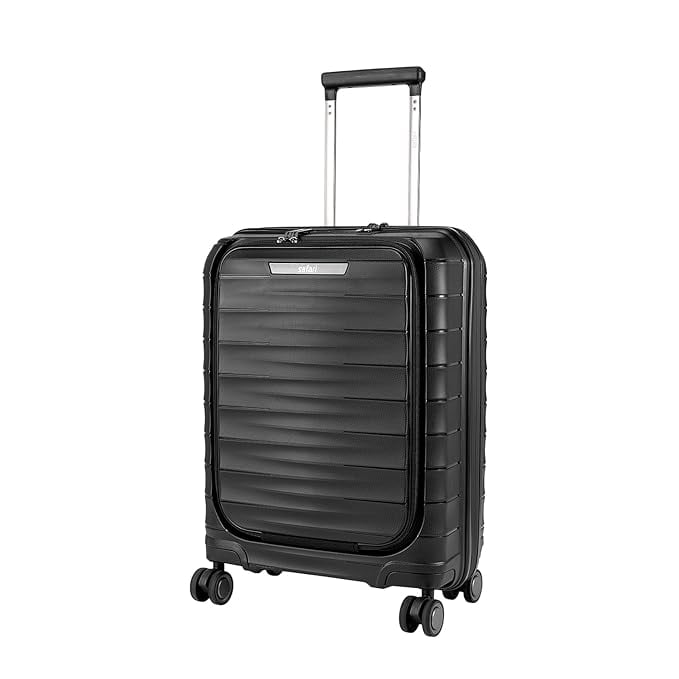 Safari Select Aerolite 55 CM Small Cabin Black Front Open product image from Amazon