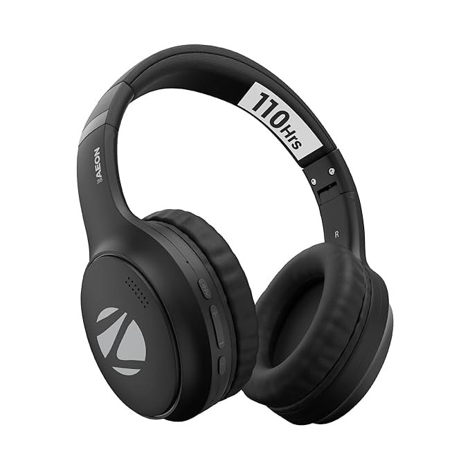 ZEBRONICS Aeon Wireless Over Ear Headphone 110H Battery product image from Amazon