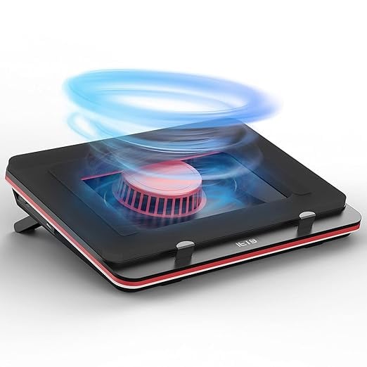 IETS GT500 Powerful Turbo-Fan 5000 RPM Laptop Cooling Pad product image from Amazon
