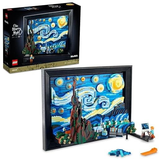 LEGO Ideas Vincent Van Gogh The Starry Night 21333 Building product image from Amazon