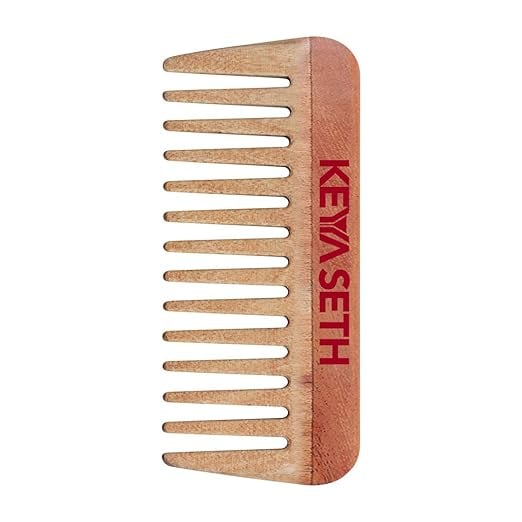 Keya Seth Aromatherapy Neem Wooden Comb Wide Tooth Hair product image from Amazon