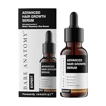 Bare Anatomy Advanced Hair Growth Serum Redensyl Anagain product image from Amazon