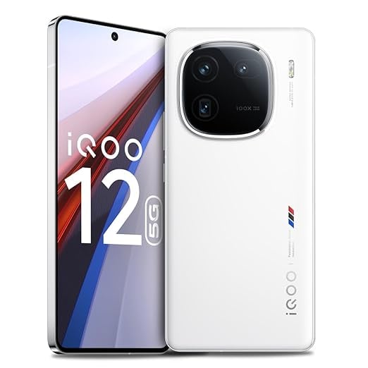 iQOO 12 5G Legend 12GB RAM 256GB Storage - Smartphones product image from Amazon