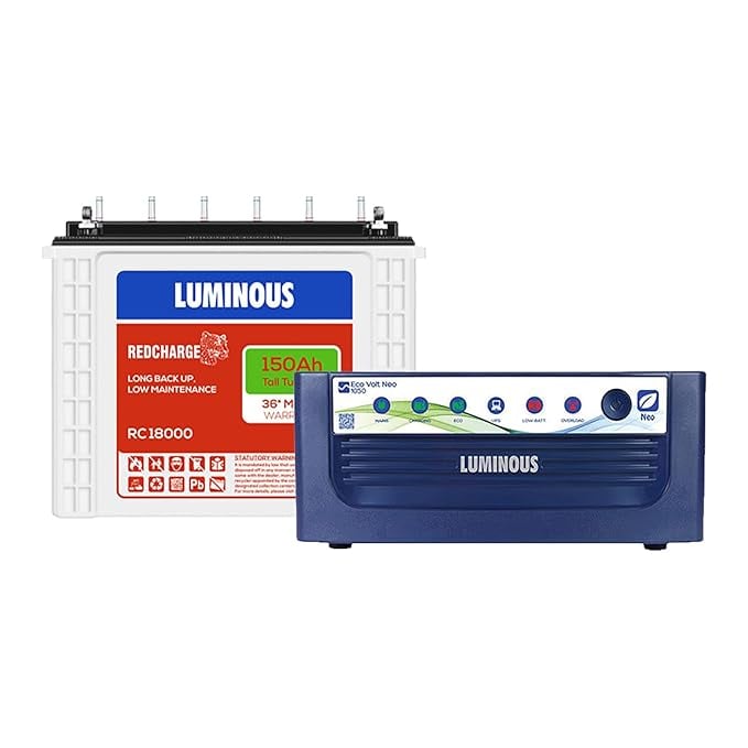Luminous Inverter Battery Combo Home Shop Office Eco Volt product image from Amazon