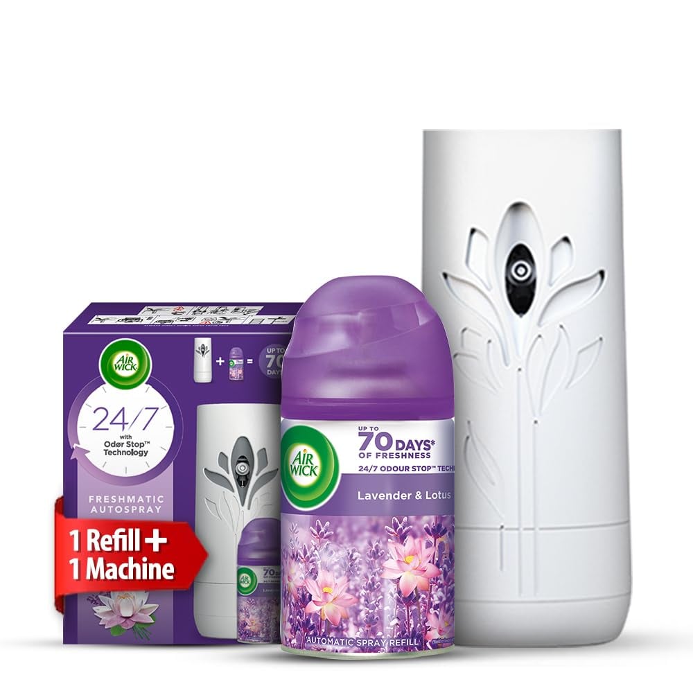 Air Wick 250 Ml - Lavender Lotus Refill Automatic Spray product image from Amazon
