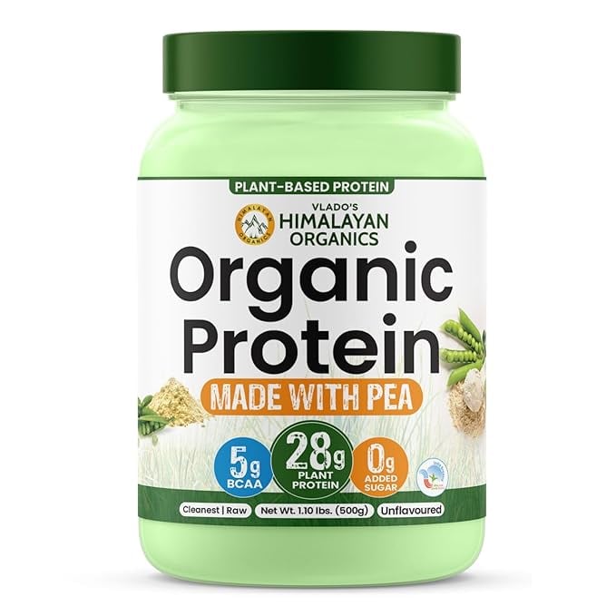 Vlados Himalayan Organics Organic protein Powder I Plant product image from Amazon