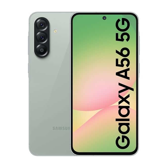 Samsung Galaxy A56 5G Awesome Olive 8GB 128GB Metal Frame product image from Amazon