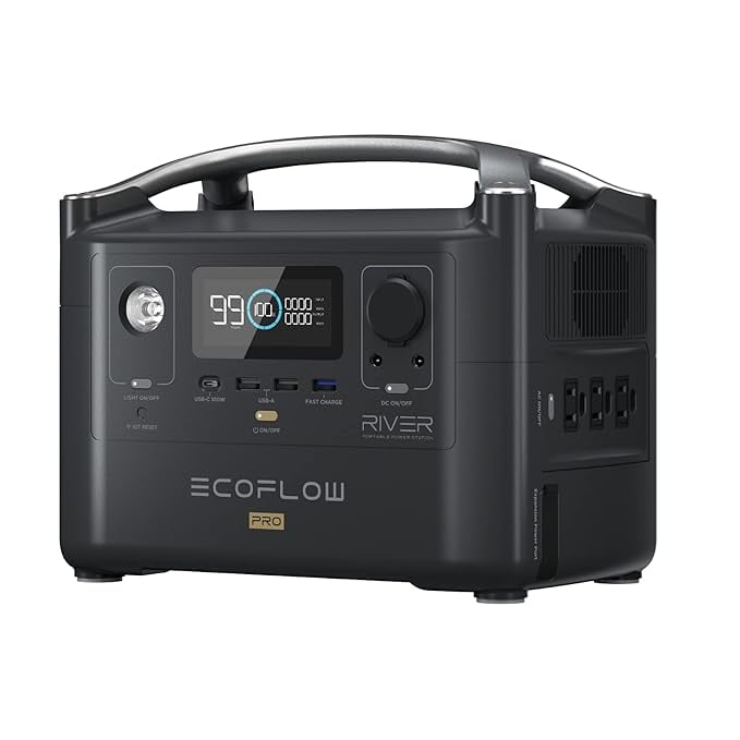 EF ECOFLOW Portable Power Station RIVER Pro 720Wh LiFePO4 product image from Amazon