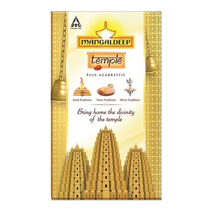 Mangaldeep Temple 3 in1 Agarbatti - Experience The Divinity product image from Amazon
