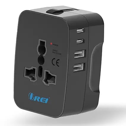OREI Universal Travel Adapter Type International Travel product image from Amazon