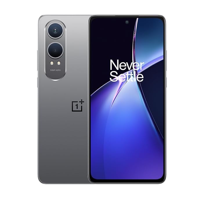 OnePlus Nord CE4 Lite 5G Super Silver 8GB RAM 128GB Storage product image from Amazon