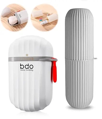 iSTAR 1 Pcs Travel Soap Case 1 Pcs Toothbrush Case product image from Amazon
