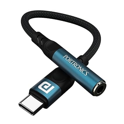 Portronics iKonnect C Pro Type C 3.5 mm Audio Jack product image from Amazon