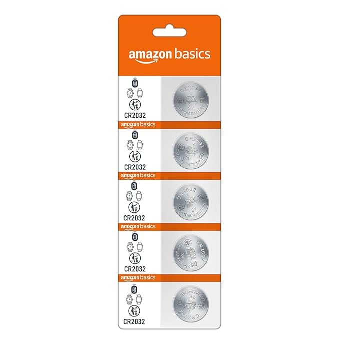 Amazon Basics Long-Lasting CR2032 Lithium Coin Batteries 3V product image from Amazon