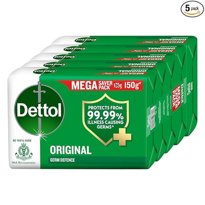Dettol Original Germ Protection Bathing Soap Bar 750gm product image from Amazon