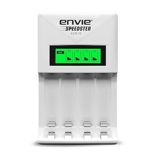 ENVIE ECR-011 Speedster Fast Charger AA AAA Rechargeable product image from Amazon