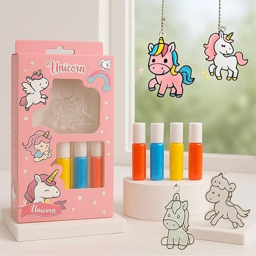 Storio Unicorn Window Art Glue Painting Kit Girls DIY product image from Amazon