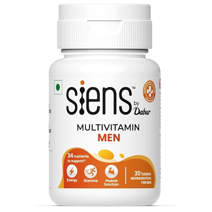 Siens By Dabur Multivitamin Men-30 tablets Enriched 34 product image from Amazon