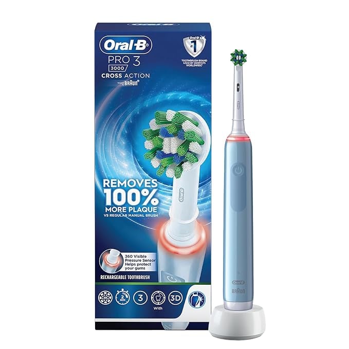 Oral-B Pro 3 Rechargeable Rotating Electric Toothbrush product image from Amazon