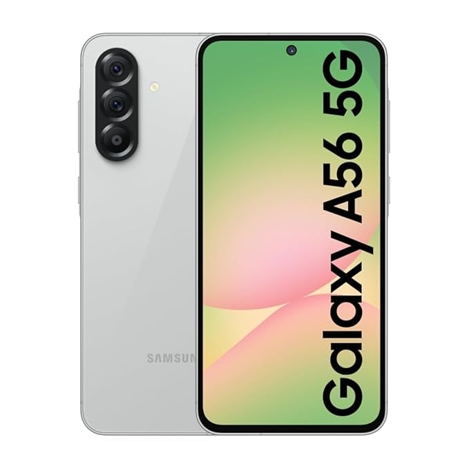 Samsung Galaxy A56 5G Awesome Light Gray 8GB 256GB Metal product image from Amazon