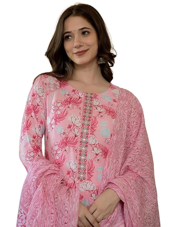 Vaamsi Womens Rayon Blend Floral Straight Printed Kurta product image from Amazon