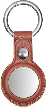 FOLX FAB72 Premium Faux Leather Key Ring Holder Only Key product image from Amazon