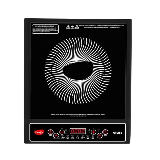 Pigeon Stovekraft Cruise 1800 watt Induction Cooktop With product image from Amazon