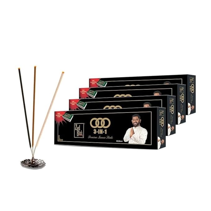 Zed Black 3 1 Monthly Pack Incense Sticks - Aroma Sticks product image from Amazon