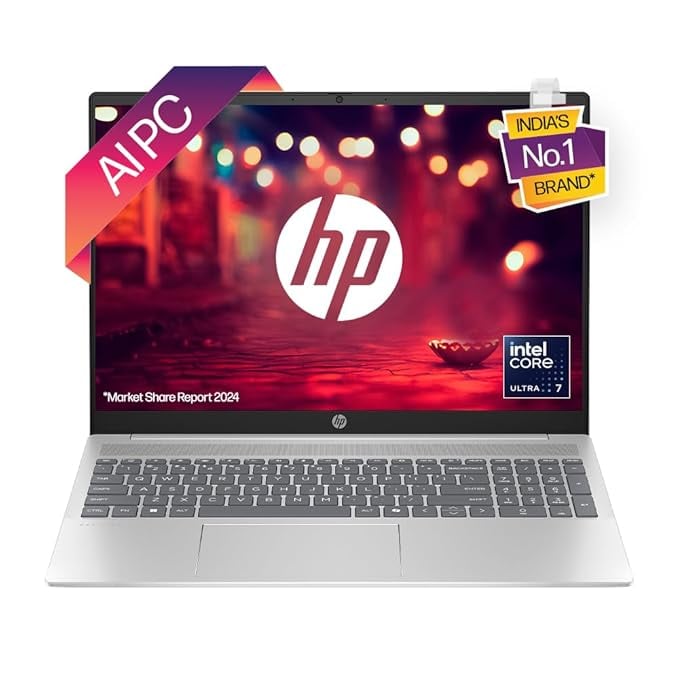 HP Pavilion 16 Enhanced AI Intel Core Ultra 7 155U 16-inch product image from Amazon