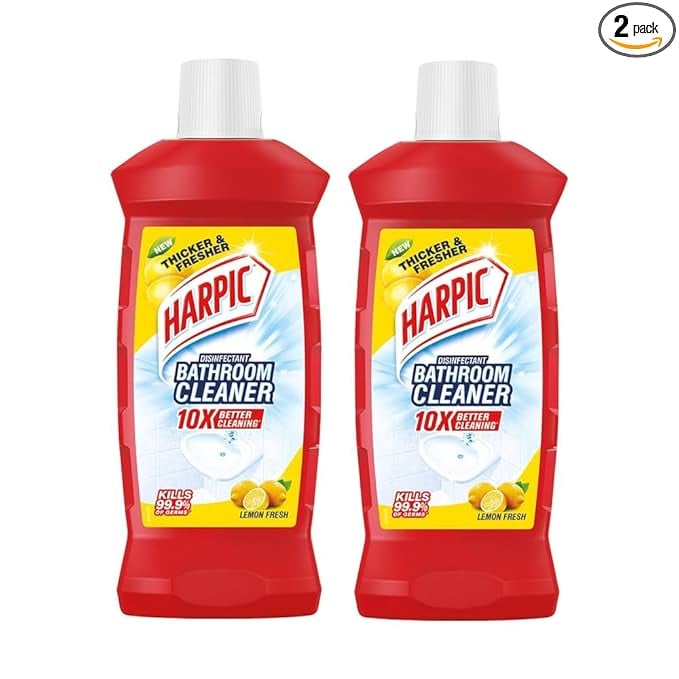 Harpic Disinfectant Bathroom Cleaner Liquid Lemon - 1 L product image from Amazon