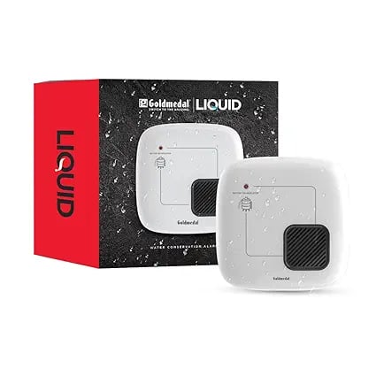 Goldmedal Liquid Water Alarm Bell White - Water Detectors product image from Amazon