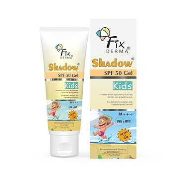 Fixderma Shadow Sunscreen Spf 50 Gel Kids Pa Broad Spectrum product image from Amazon