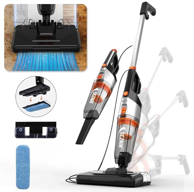 SEZNIK Turbo Sweep 3-in-1 Handheld Vacuum Cleaner Mop product image from Amazon