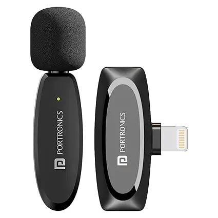 Portronics Dash Omnidirectional Pin Wireless Microphone product image from Amazon