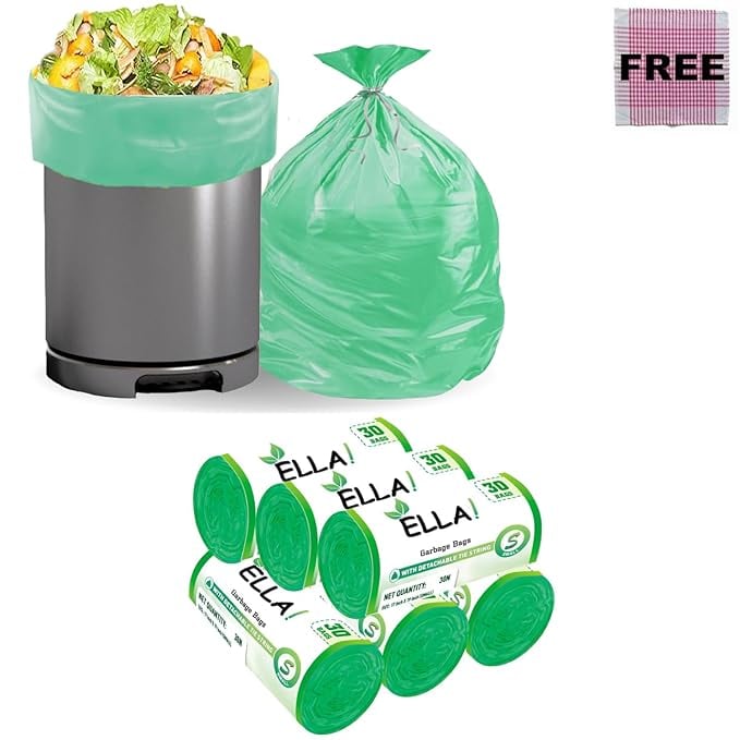 Ella - Premium Garbage Bags 17 19 Inches Small Dustbin product image from Amazon