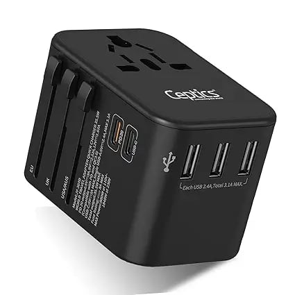 Ceptics Universal Travel Adapter Type C - 6 1 International product image from Amazon