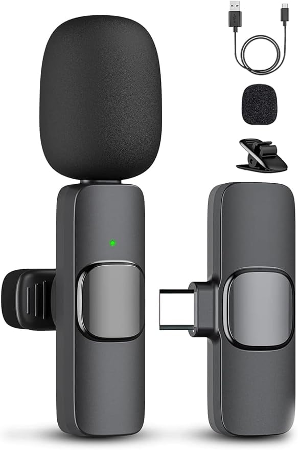Wireless Collar Mic Perfect Wireless Microphone Youtubers product image from Amazon