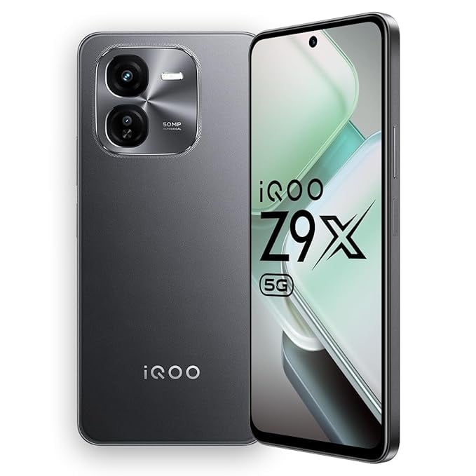 iQOO Z9x 5G Storm Grey 6GB RAM 128GB Storage Snapdragon 6 product image from Amazon