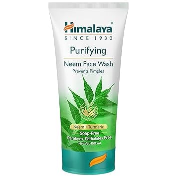 Himalaya SINCE 1930 Herbals Purifying Neem Face Wash 150Ml product image from Amazon