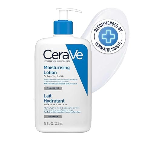 CeraVe Moisturizing Lotion For Dry Skin 473ml - Formulated product image from Amazon