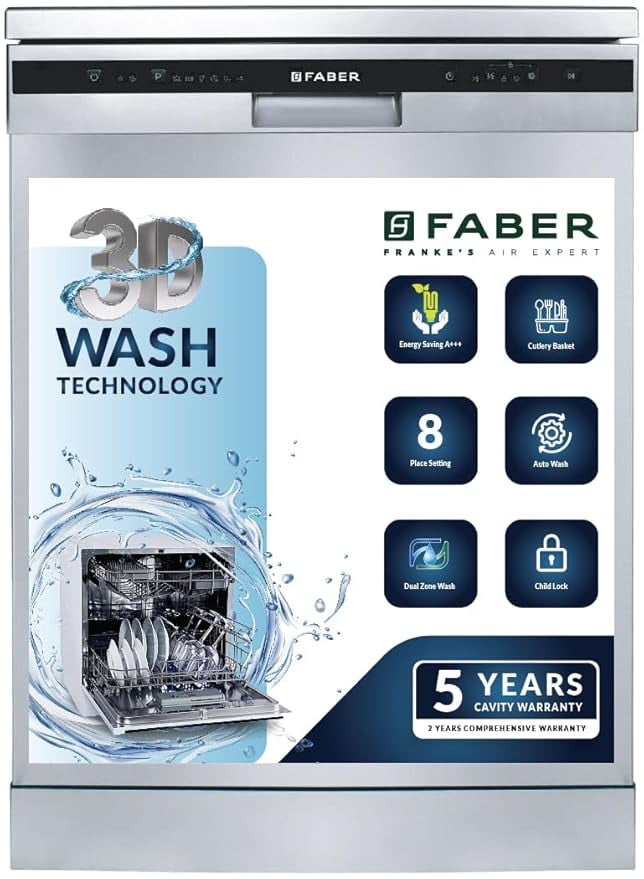 Faber FFSD 6PR 12S Inox Finish Energy Efficient Intensive product image from Amazon